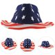 thumbnail image 4 of Cowboy Hat American Flag Summer Hat Western Cowboy Hat Holiday Party Hat, 4 of 4