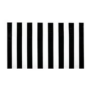 Wdhugt Black And White Area Rug 24X16 In Striped Front Door Rug Cotton Washable Indoor Outdoor Rug Doormats Outdoor Small Striped Rugs for Kitchen Entryway Patio Front Porch Decor