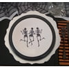 Fiesta® Dinnerware 9" Luncheon Plate - Trio of Skeletons