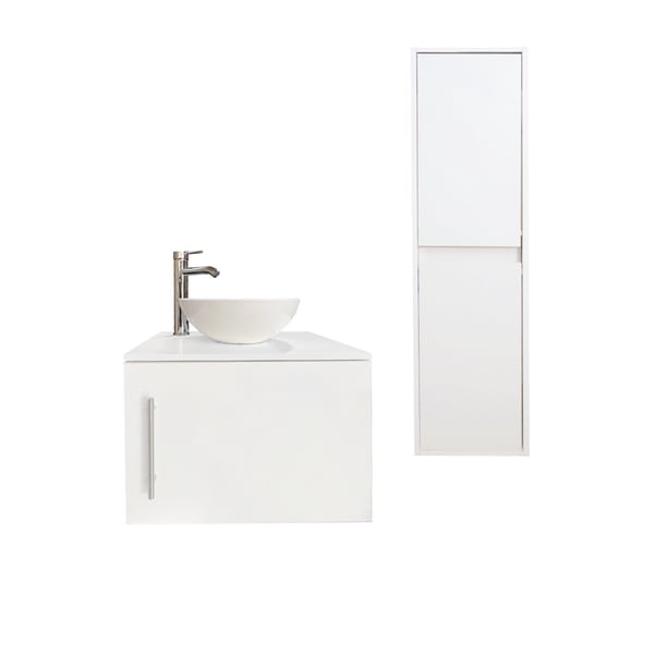 Combo de Gabinete para Baño con Ovalin y Monomando + Gabinete Organizador NARINEH