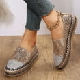 thumbnail image 3 of Tawop Women Shoes Slip On Casual Flat Gold Size 8.5, 3 of 9