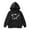Black, variant on Children's Fashion Hooded Pullover Casual Winter Letters English Print Pocket Decoration Children's Clothing Sweatshirt Youth Size Chart for Boys 4-5 Years