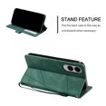thumbnail image 7 of For Samsung Galaxy S25 Edge 5G Wallet Phone Case With Card Holder Magnetic Closure Folio Splicing PU Leather Flip Case,Green,For Galaxy S25 Edge 5G, 7 of 7