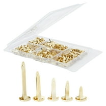 Juvale Brass Split Pin Fasteners for Scrapbooking, 500 Count