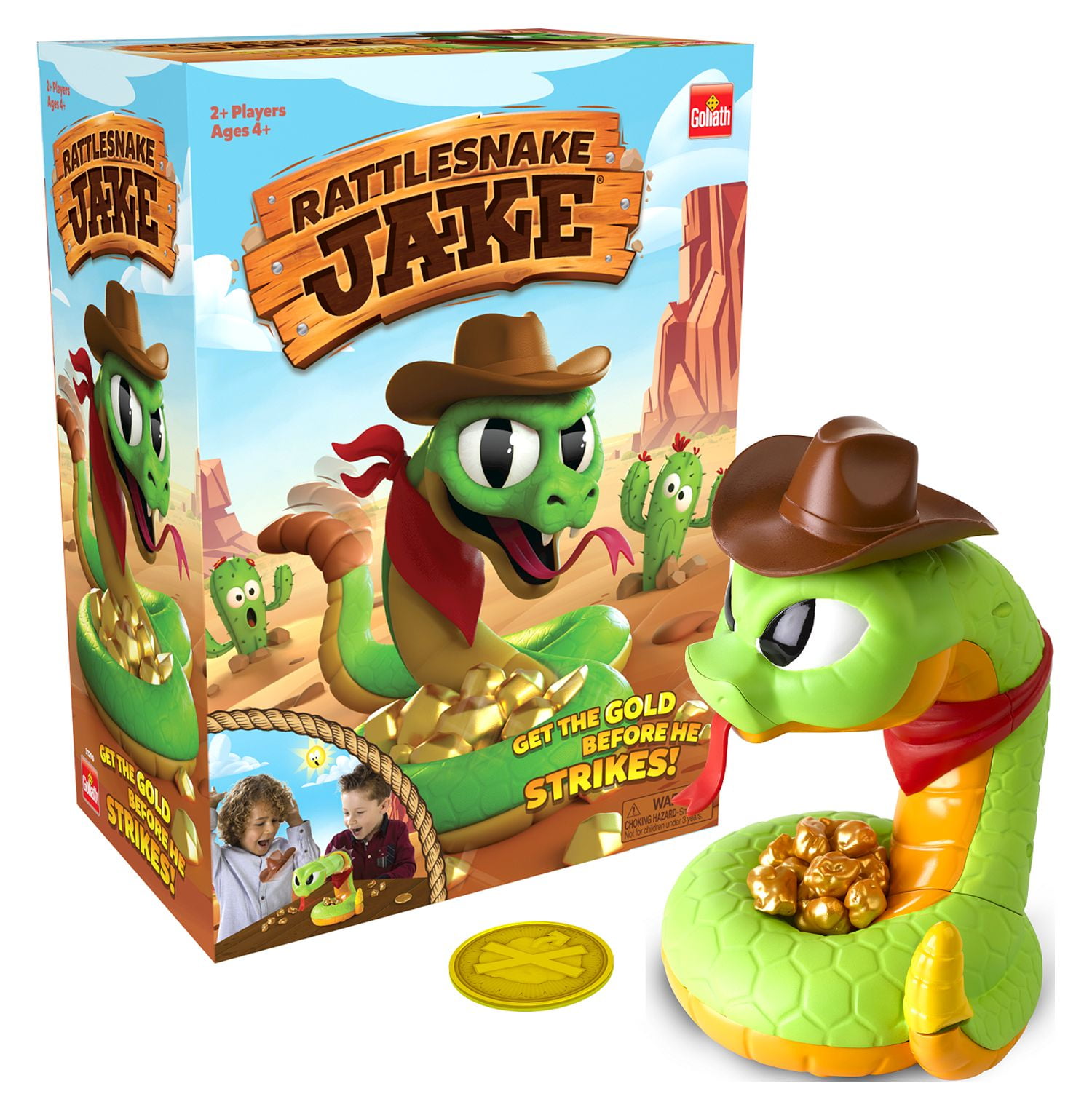 Goliath Rattlesnake Jake - Get The Gold before He Strikes! Board Game