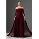 thumbnail image 1 of Vestido Solvia con hombros descubiertos y mangas largas, maxi fruncido, 1 of 6