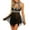 Black summer dresses, variant on SEMPAI Summer Dress for Women Bodycon Dresses Sleeveless V-Neck Solid Above the Knee Summer Dresses for Women Sundresses For Women 2024 Casual Perfect Gift
