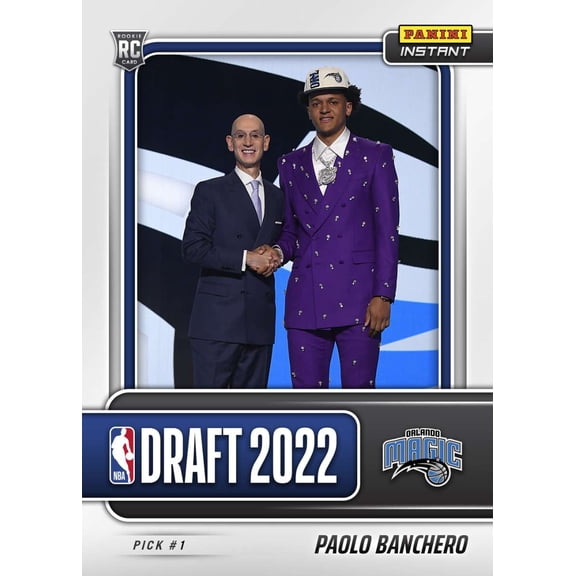 NBA 2022-23 Instant Draft Night Basketball Paolo Banchero Trading Card (#1 Pick) #DN1