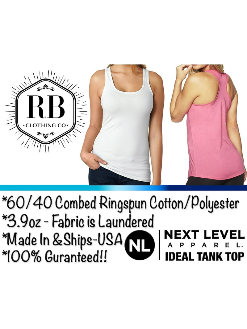 Next Level Apparel Women's Ideal Racerback Tank Top, Pink-Lilac, XX-Large