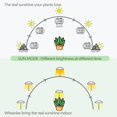 thumbnail image 3 of LED Grow Lights for Indoor Plants Smart USB Small Full Spectrum Plant Lights with Remote Height Adjustable Auto On/Off Timer Ideal for Home Decoration, 3 of 6