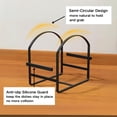 thumbnail image 6 of 4 Pack Kitchen Plate Holder Organizer for Cabinet Space Saver Dinner Dish Plate Storage Rack Upright Dish Drying Racks Metal Dish Racks Stand for Cupboard and Countertop 2 Large 2 Small Black, 6 of 9