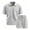 Light Gray, variant on Mens Luxury Textured Jacquard 2 Piece Set Classic Polo Shirt And Elastic Waist Shorts Soft Lightweight Summer Athletic Lounge Outfit Light Gray XL