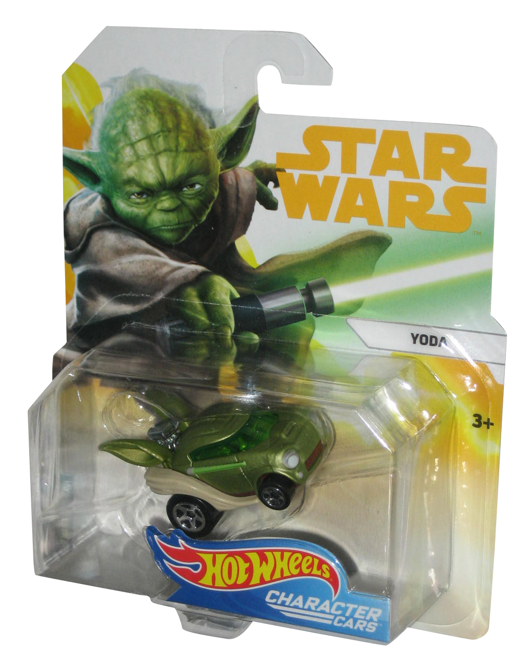 Star Wars Yoda (2017) Hot Wheels Character Cars DieCast Toy Car