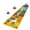 D, variant on Kids Educational Curling Board Game with Foldable Mat Bowling Ball Golf Football Basketball Dinosaur Car Racing Parent-children Interactive Competitive Family Children Curling Toy