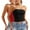 Red, variant on ZACPNCV 2PC Women's Shapewear Tube Tops Strapless Ruched Built-in Shelf Bra Casual Red S