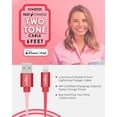 thumbnail image 4 of Liquipel Powertek iPad & iPhone Charger Cable, Fast Charging 6ft MFI Certified Lightning to USB Cord, Two Tone, 4 of 7