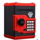 thumbnail image 2 of Hucha electrónica, cajero automático para niños, caja fuerte para cajero automático, función de sonido, protección con contraseña, el mejor regalo para niños (rojo+negro), 2 of 5