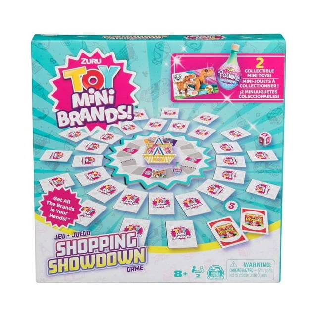 Juego de Mesa SpinMaster Cardinal Mini Brands Shopping Showdown Mini Juguetes