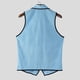 thumbnail image 5 of pstuiky Camiseta sin mangas para hombre, Cárdigan de pana con botones y solapa sin mangas de color liso para hombre Camisas para hombres xxl, 5 of 9