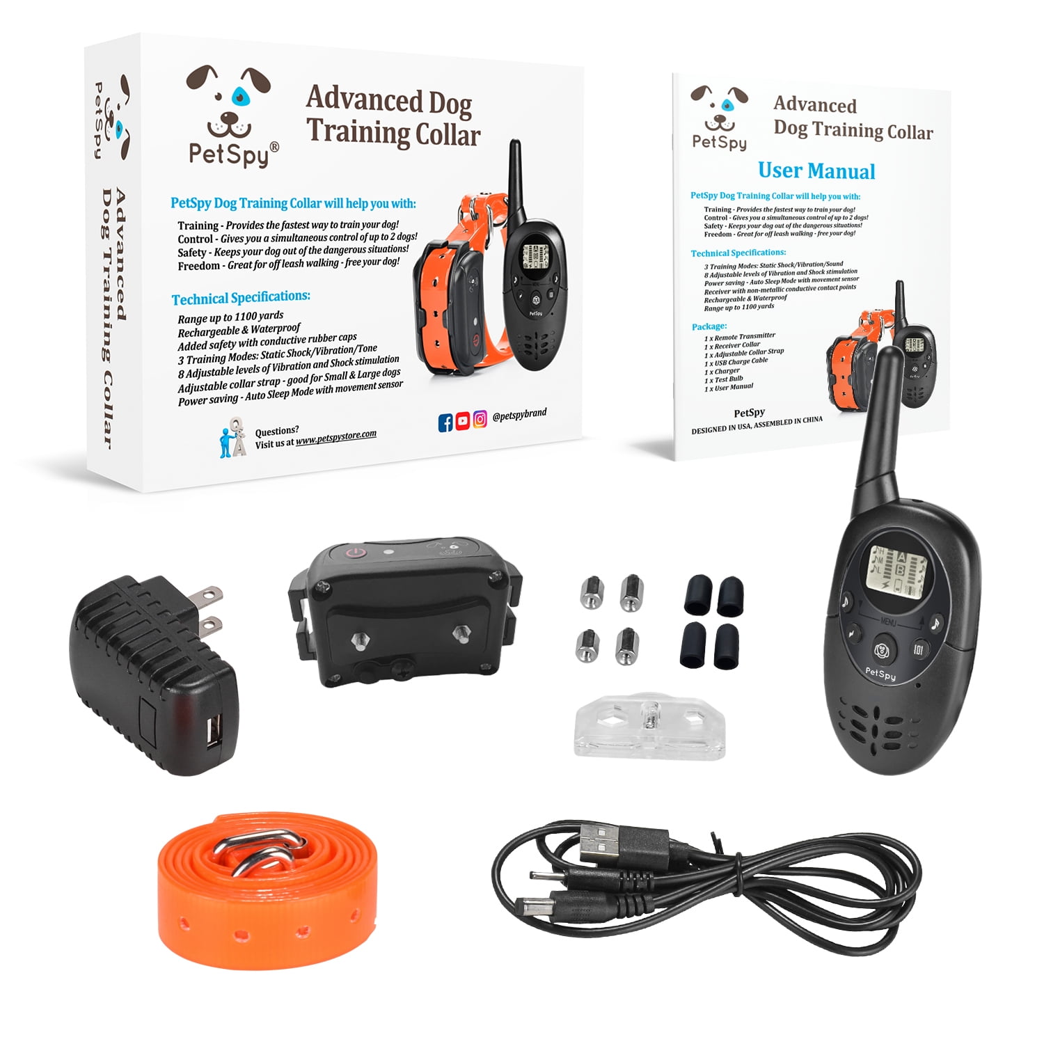 off leash dog training collar