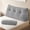 Light Gray, variant on Large Wedge Pillow Headboard, Twin Triangular Headboard Pillow, Reading Pillow Bed with a Roll Pillow for Bed Sitting Up Sleeping, Backrest Cushion Headboard Gap Pillow for Back, Light Gray