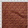 thumbnail image 3 of oneOone Polyester Lycra Brown Fabric Batik Fabric For Sewing Printed Craft Fabric By The Yard 56 Inch Wide, 3 of 4