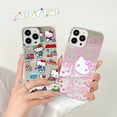 thumbnail image 2 of Funda de teléfono con dibujos de hello kitty cat, bonita y bonita, para iphone 13, 11, 14 plus, 12 pro max, mini x, xr, xs max, 7, 8 plus, cubierta con espejo, 2 of 4