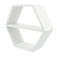 thumbnail image 1 of 1pc Hexagonal Conçu Mur de Stockage Support de Rangement à la Maison Mini Support de Décor, 1 of 7