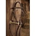 thumbnail image 4 of Horse 5" English Riding Brass Eggbutt Double Jointed Snaffle Bit  35506, 4 of 5