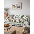 thumbnail image 6 of Pink Spring Floral Couch Cover, Elegant Pastoral Flowers Birds Watercolor Sofa Cover Blanket for Loveseat Couches, Sectional Sofa Slipcover Furniture Protector for Living Room Bedroom 71''x118'', 6 of 9