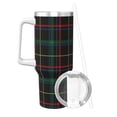thumbnail image 2 of Bingfone Buffalo Plaid Dark Green for 40 Oz Stainless Steel Travel Mug Double Wall Water Coffee Cup for Home,Office, Outdoor Works Great for Ice Drinks and Hot Beverage, 2 of 8