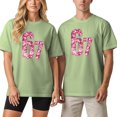 thumbnail image 6 of Ankishi 6 7 Couple Matching Shirt Crewneck Casual Short Sleeve Valentine Six Seven Shirt Cotton Tops for Her Date Night, 6 of 6