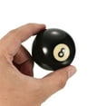 thumbnail image 4 of Uxcell 2-1/16" #8 Ball Billiard Replacement Ball, Pool Ball Standard Regulation Size for Billiard Room, Black 2Pcs, 4 of 5