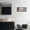 thumbnail image 3 of Stupell Industries Farmhouse Rustic Bath Letters Black Framed Giclee Art, 24 x 10, by Susan Arnot, 3 of 7