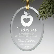Personalized Glass Ornament - Special Teacher
