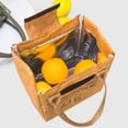 thumbnail image 3 of WORGEOUS Bolsa de caja bento de Kraft Bag Kraft Paper Bento BoChing Bold de almuerzo Suministros para el hogar, 3 of 9