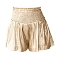 thumbnail image 4 of Shorts for Women European And American New Casual Sports Women's Pants Loose Elastic Waist Hanging Feeling Shorts, 4 of 4