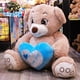 thumbnail image 3 of PELUCHERIA - Oso Rechoncho Beige ILY con corazon Azul, 3 of 5