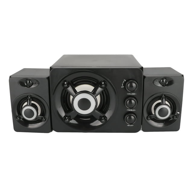 Mini Altavoces para Juegos,Altavoces para Computadora 2.1 USB Altavoces para Computadora Altavoz para PC con Luz RGB Diseño de Clase Mundial