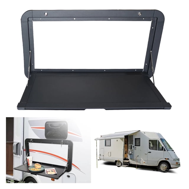 800*450 Free Delivery Premium Aluminum Alloy Foldable RV Picnic Table Wall Mounted Lockable Kit ,Efficient Ventilation