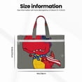thumbnail image 3 of Kdxio Dinosaur Super Hero Cartoon File Tote Document Bag Business Briefcase Bag Document Organizer Tote Briefcase for Letter A4 Files Business Teacher Office Bag, 3 of 8