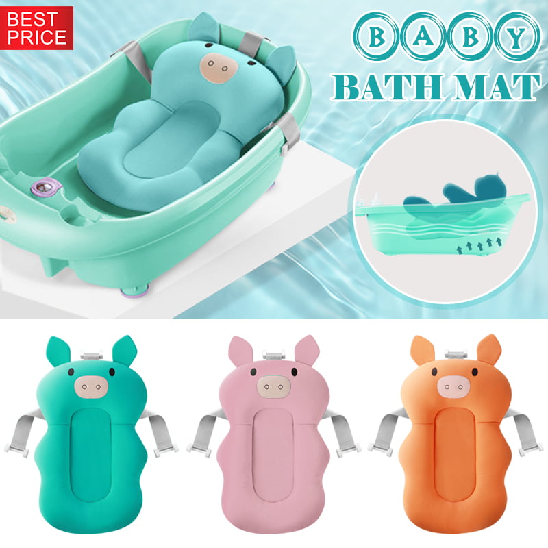 Bath Seat Pad,Bath Seat Support Net,Floating Soft Baby Bath Pillow /& Lounger Newborn Pad Tub Cushion Baby Bather Infant Bath Support