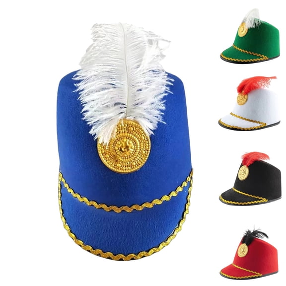 Honor Guard Ceremonial Hat Drum Corps Style High Top Performance Cap