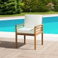 thumbnail image 7 of Alaterre Furniture Okemo Acacia Outdoor Dining Chair with Cushion, 7 of 7