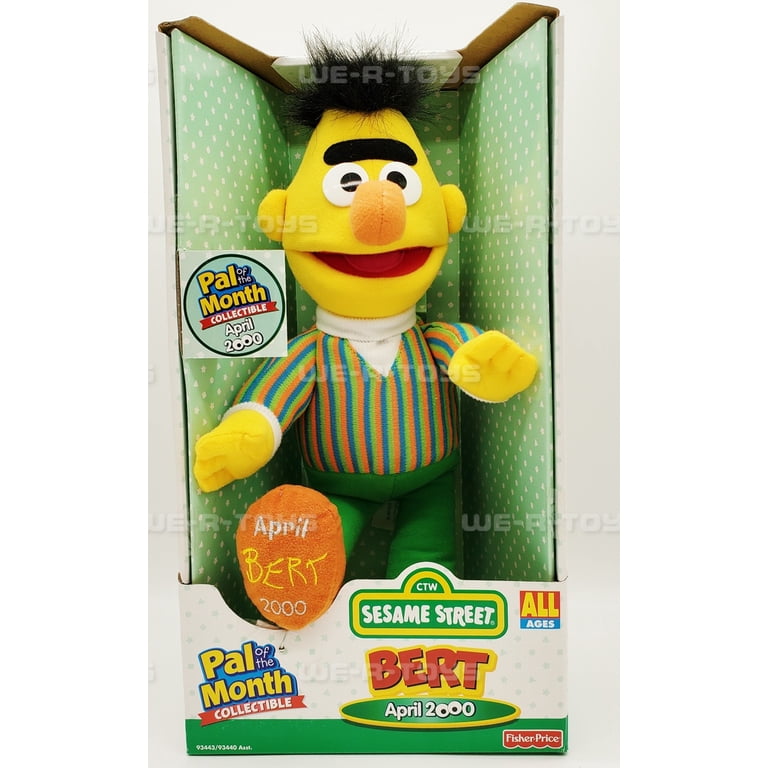 Sesame Street Pal of the Month Bert Plush April 2000 Fisher-Price