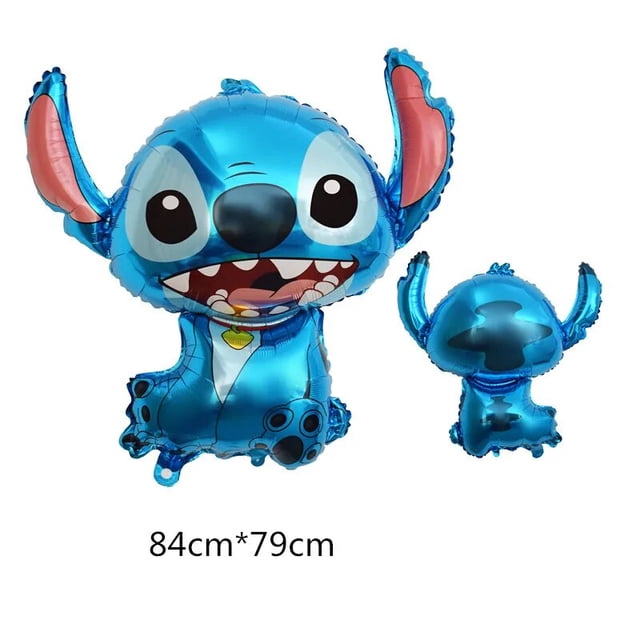 Disney-Decoraciones de Lilo & Stitch para fiesta de cumpleaños, plato de papel de Ángel rosa para Baby Shower, decoración de globos, suministros de vajilla