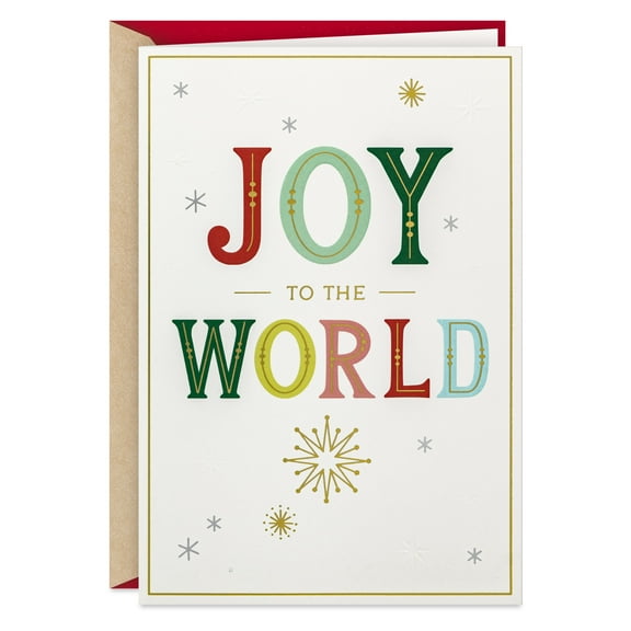 Hallmark Christmas Card (Joy to The World)