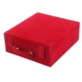 thumbnail image 2 of Kuber Industries Wooden 1 Piece Three Rod Velvet Bangle Storage Box (Maroon) - Ctktc22736, 2 of 4