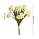 thumbnail image 3 of Ramo de Flores Artificiales de 3 Narcisos Atados, Pequeño y Fresco, para Decoración de Mesa En Sala de Estar., 3 of 6
