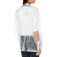 thumbnail image 3 of Augusta Sportswear Adult Clear Hooded Rain Jacket, M, Clear, 3 of 3